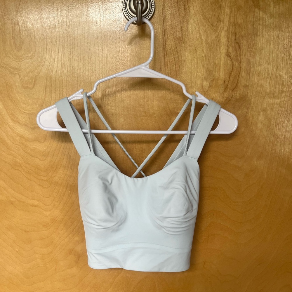 Light Blue Lulu Lemon Sports Bra